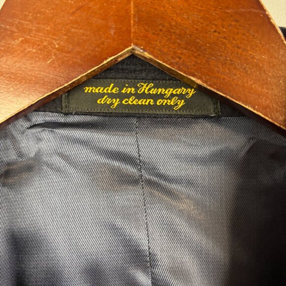 Zylos by George Machado Cashmere Blend Overcoat - Made in Hungary - Picture 8 of 8